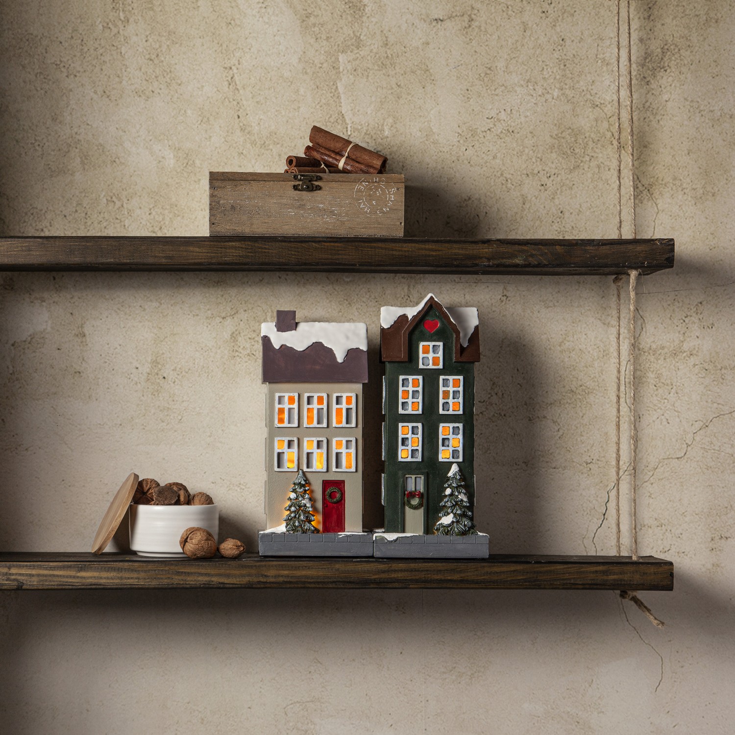 Dekoration Star Trading Hus Grön