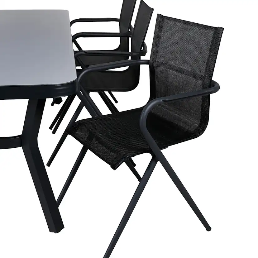 Matgrupp Venture Home Vyn med 6 Anve Matstolar