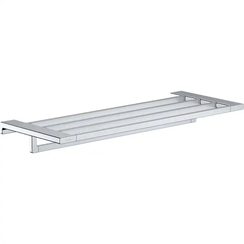 Handdukshylla Hansgrohe AddStoris 41751 med Handdukstång