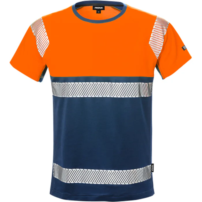 Orange/Marinblå