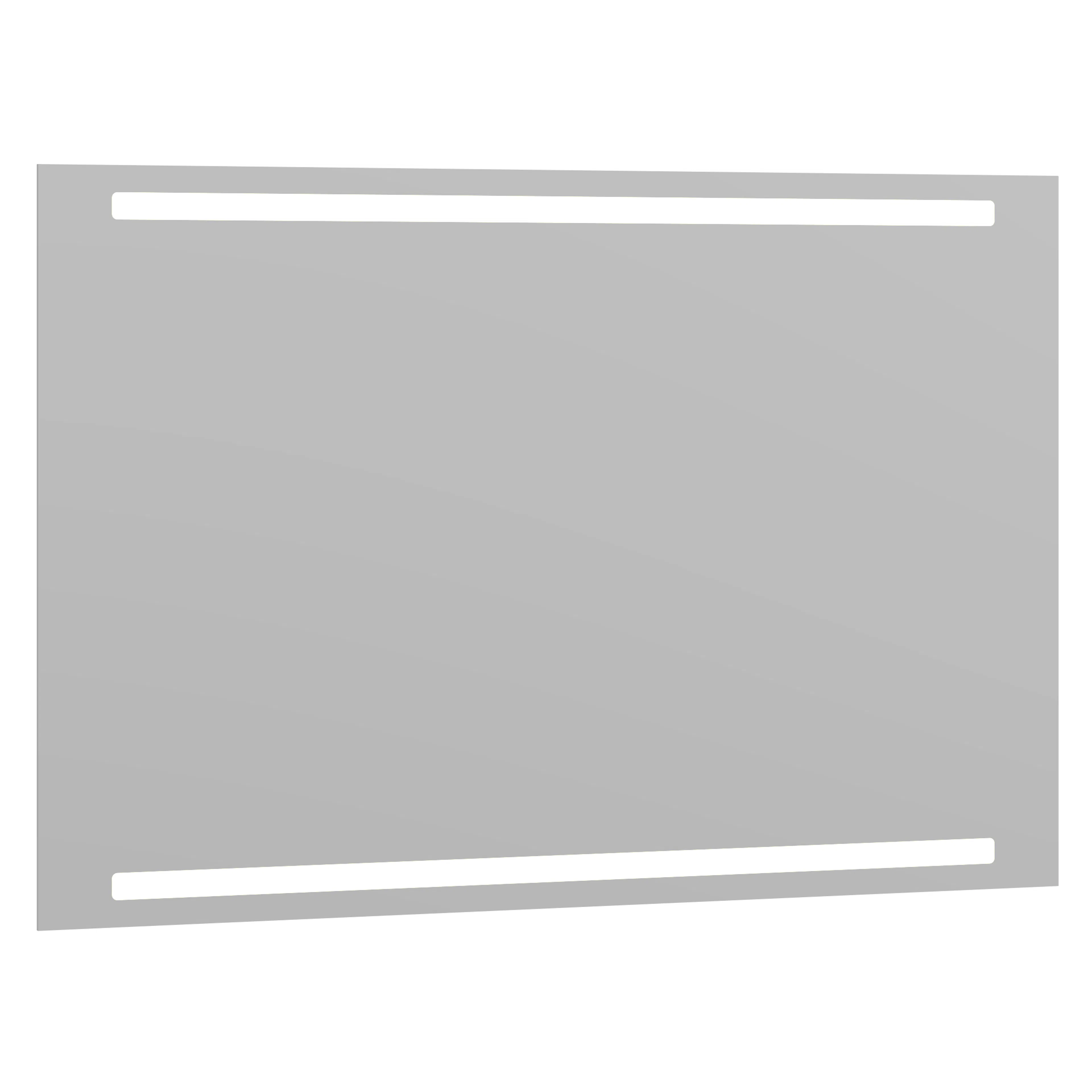 Spegel Repeat 70*100 cm LED bel i topp/bott. 70x100 cm, utan sensor