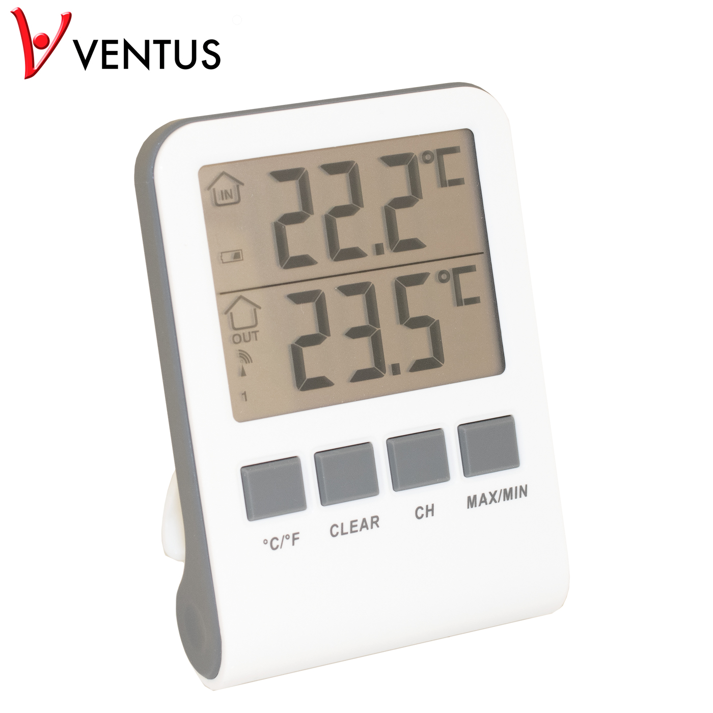 Inomhus-/utomhustermometer Ventus Wa118 Digital