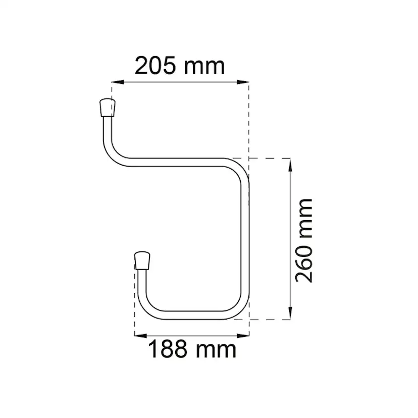 Förvaringskonsol Habo 8523