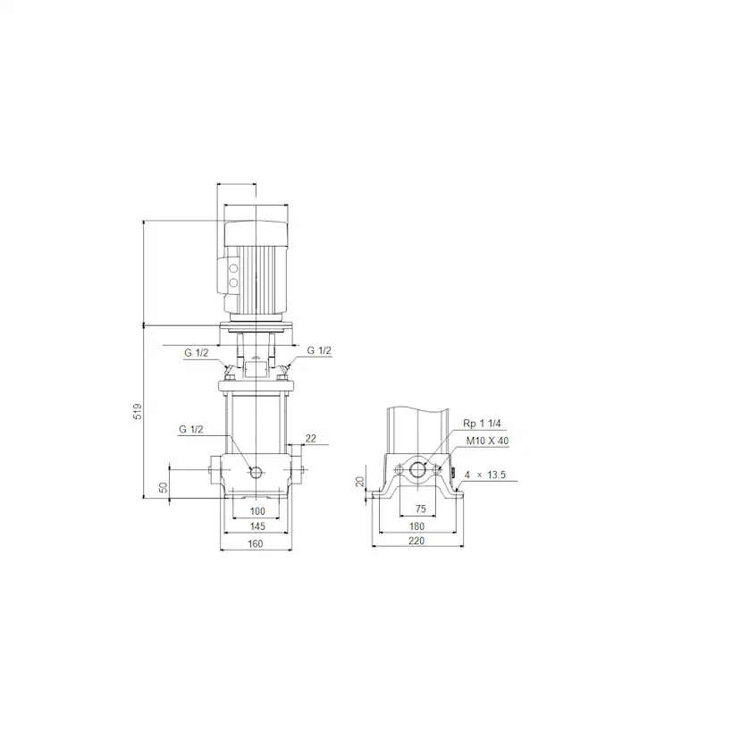 Ejektorpump Grundfos CR DW
