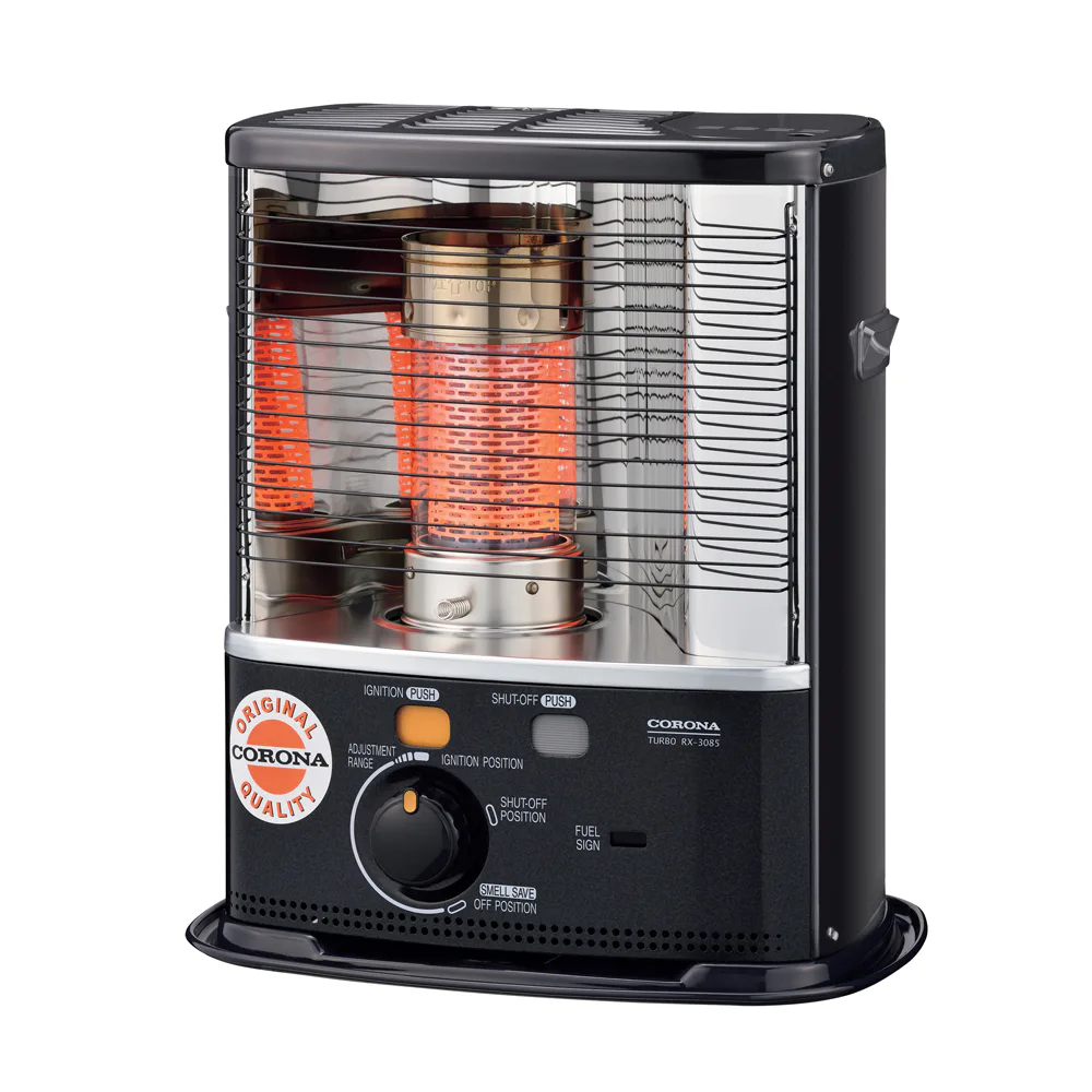 Fotogenkamin Sunwind Corona RX3085 Svart Fotogenvärmare Med Dubbelförbränning 3000 W