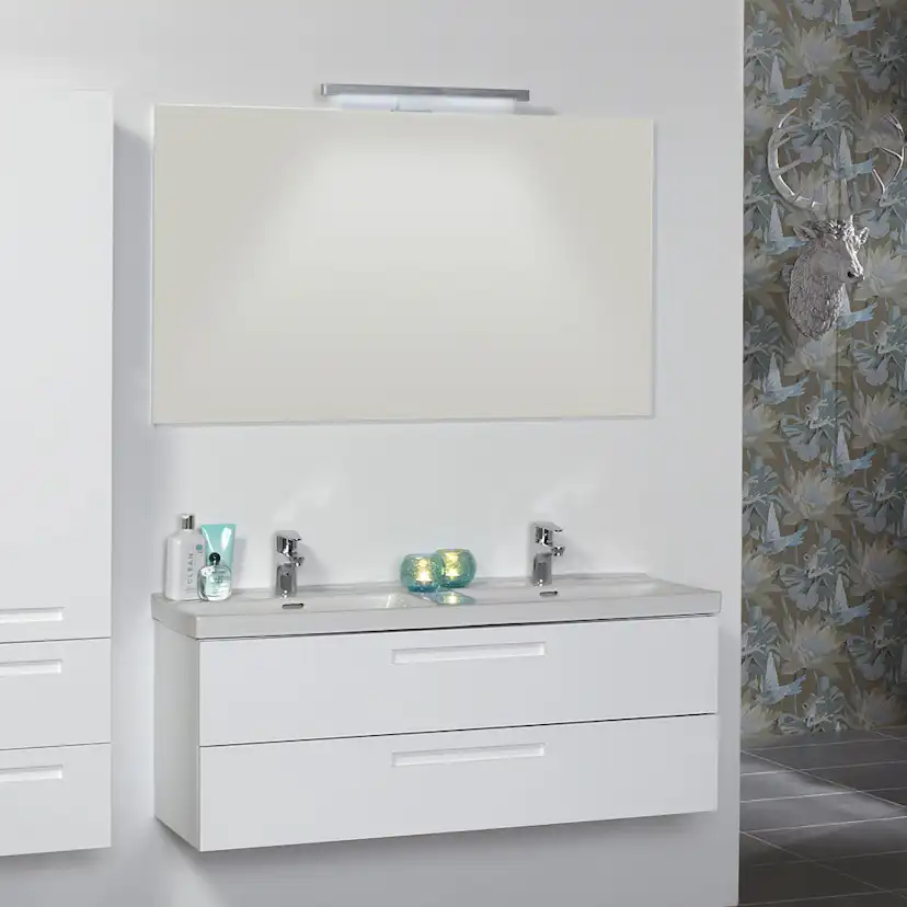 Möbelpaket Noro Relounge 1200 Vit Dubbel