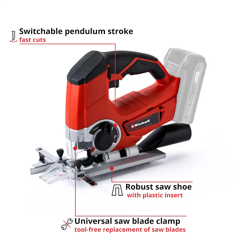 Sticksåg Einhell PXC TE-JS 18 Li Solo