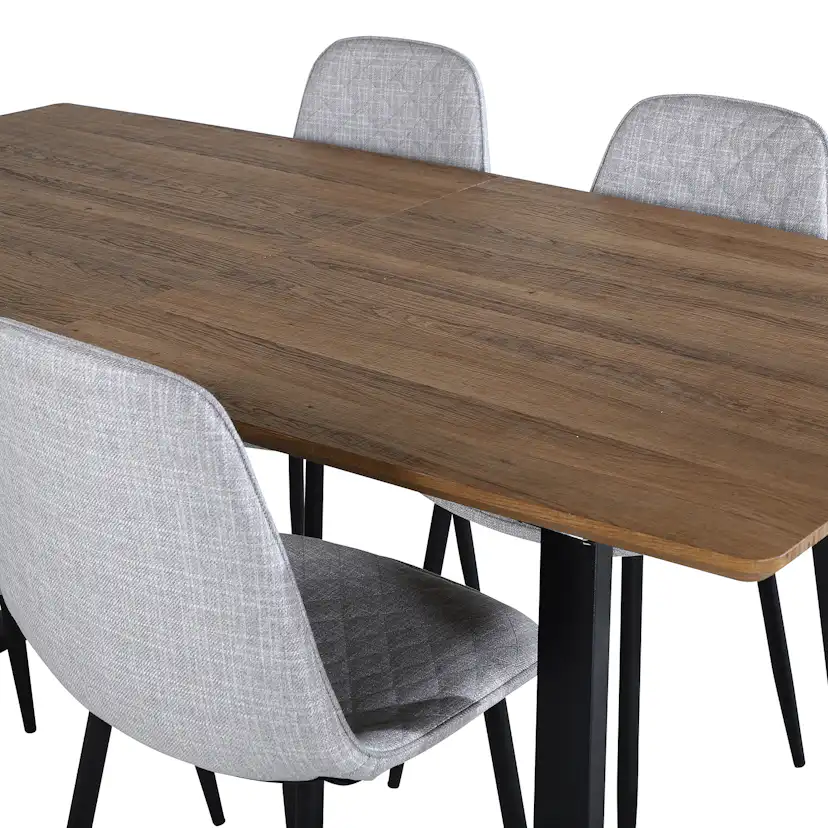 Matgrupp Venture Home Ina med 4 Phoi Stolar Polyestertyg