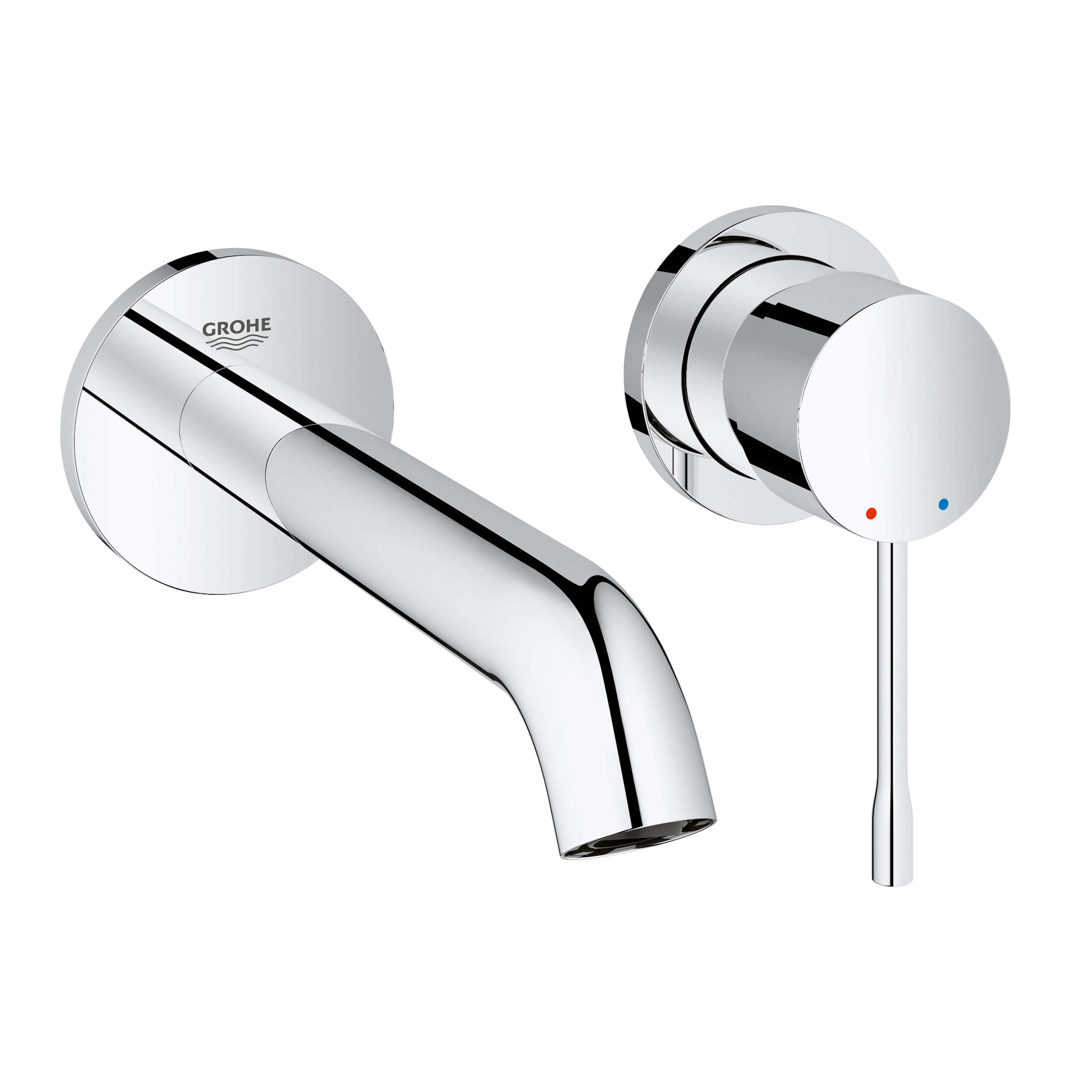 Tvättställsblandare Grohe Essence 19408 2-Hål Väggmonterad