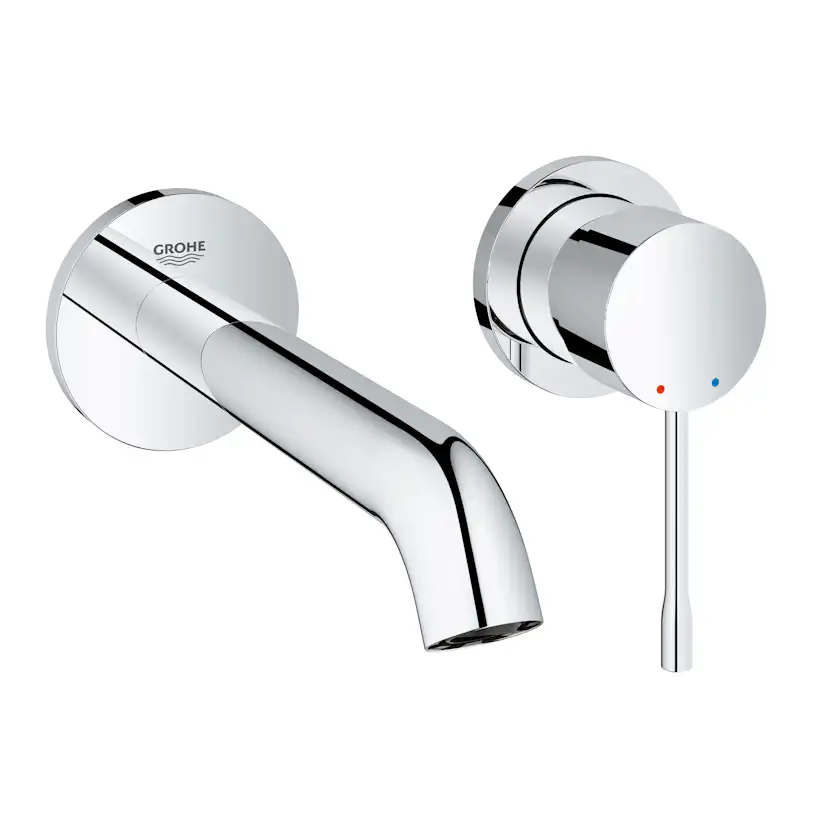 Tvättställsblandare Grohe Essence 19408 2-Hål Väggmonterad
