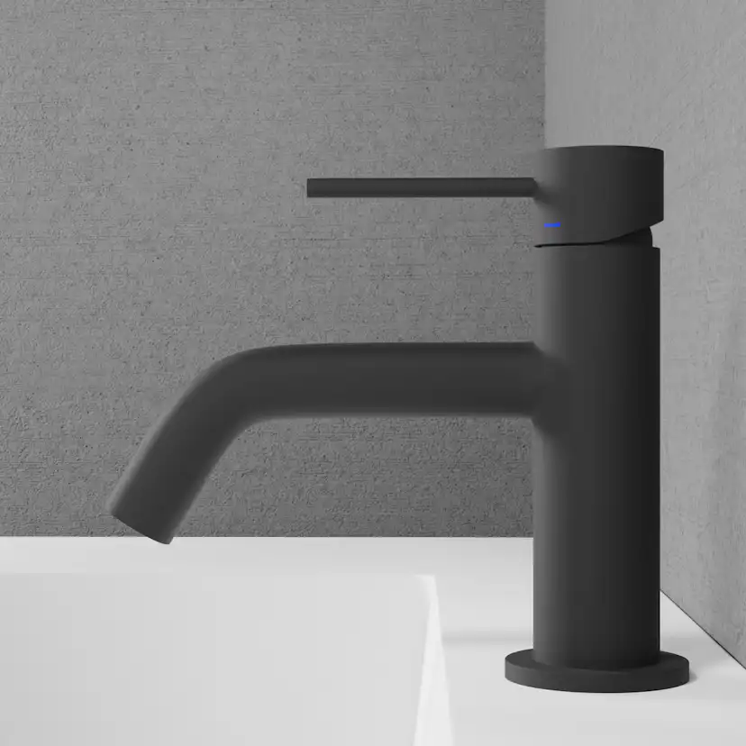 Blandarpaket Scandtap Takduschset Steel Pleasure 2 med Tvättställsblandare Voyage Coal
