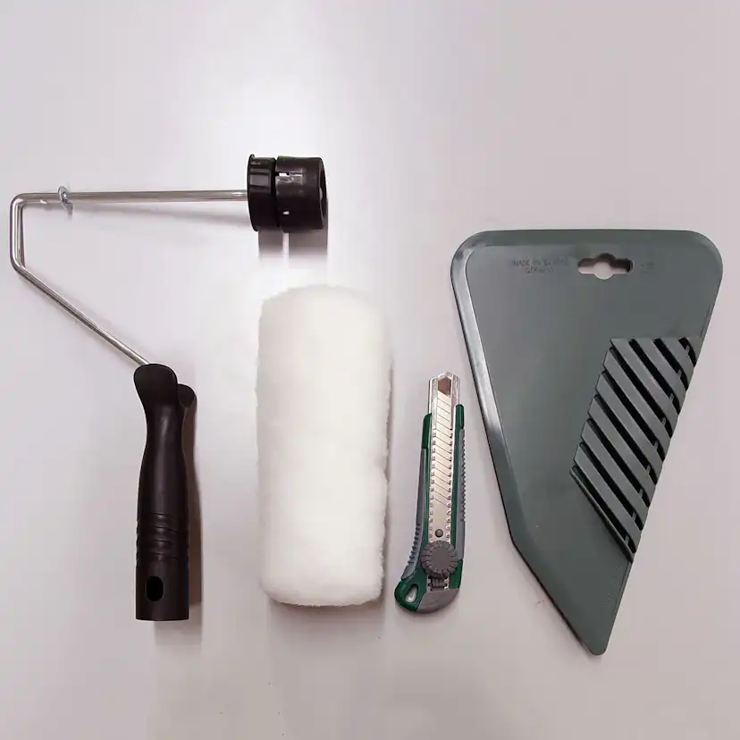 Verktyg Fiona Tapetset med Roller, Handtag och Kniv