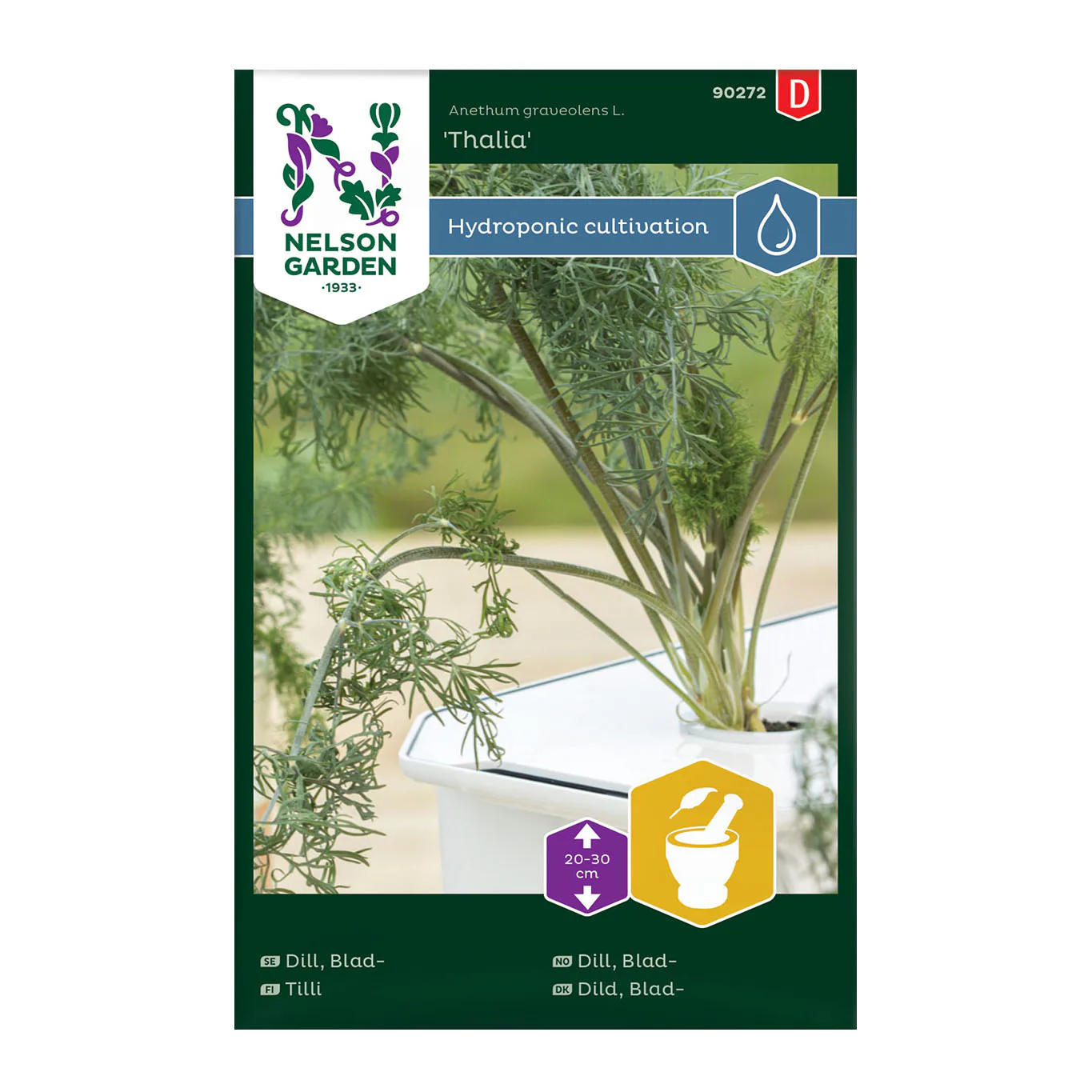 Frö Dill Nelson Garden Blad Thalia