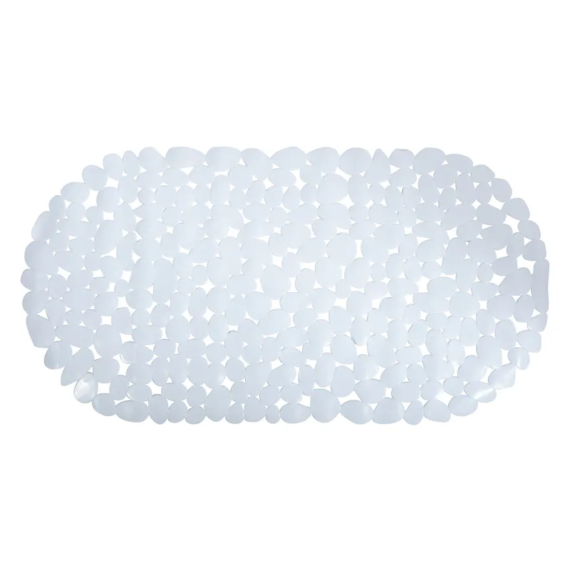 Halkskyddsmatta Galets white 68x35 cm Vit