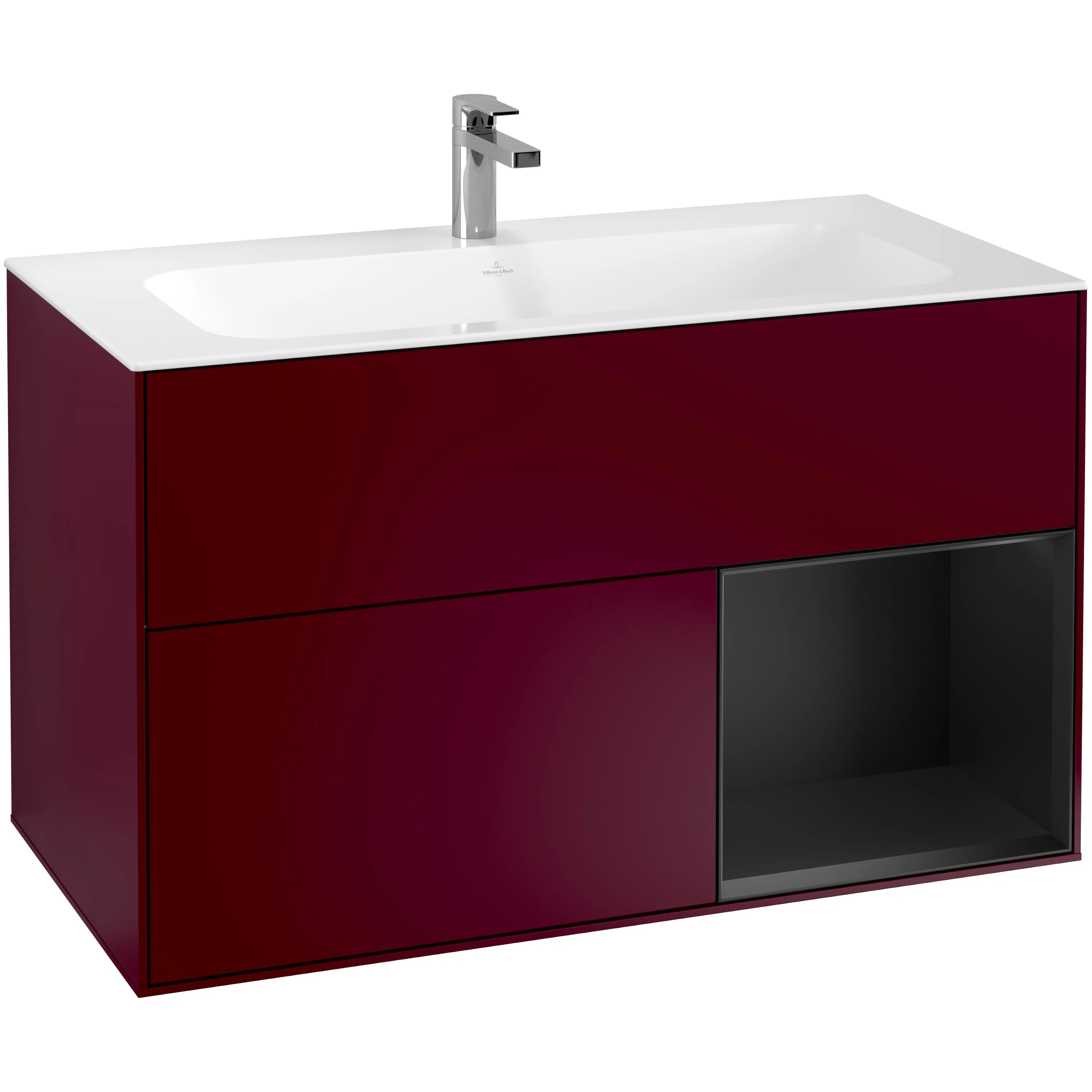 Tvättställsskåp Villeroy & Boch Finion med 2 Lådor och Hylla för Inbyggt Tvättställ