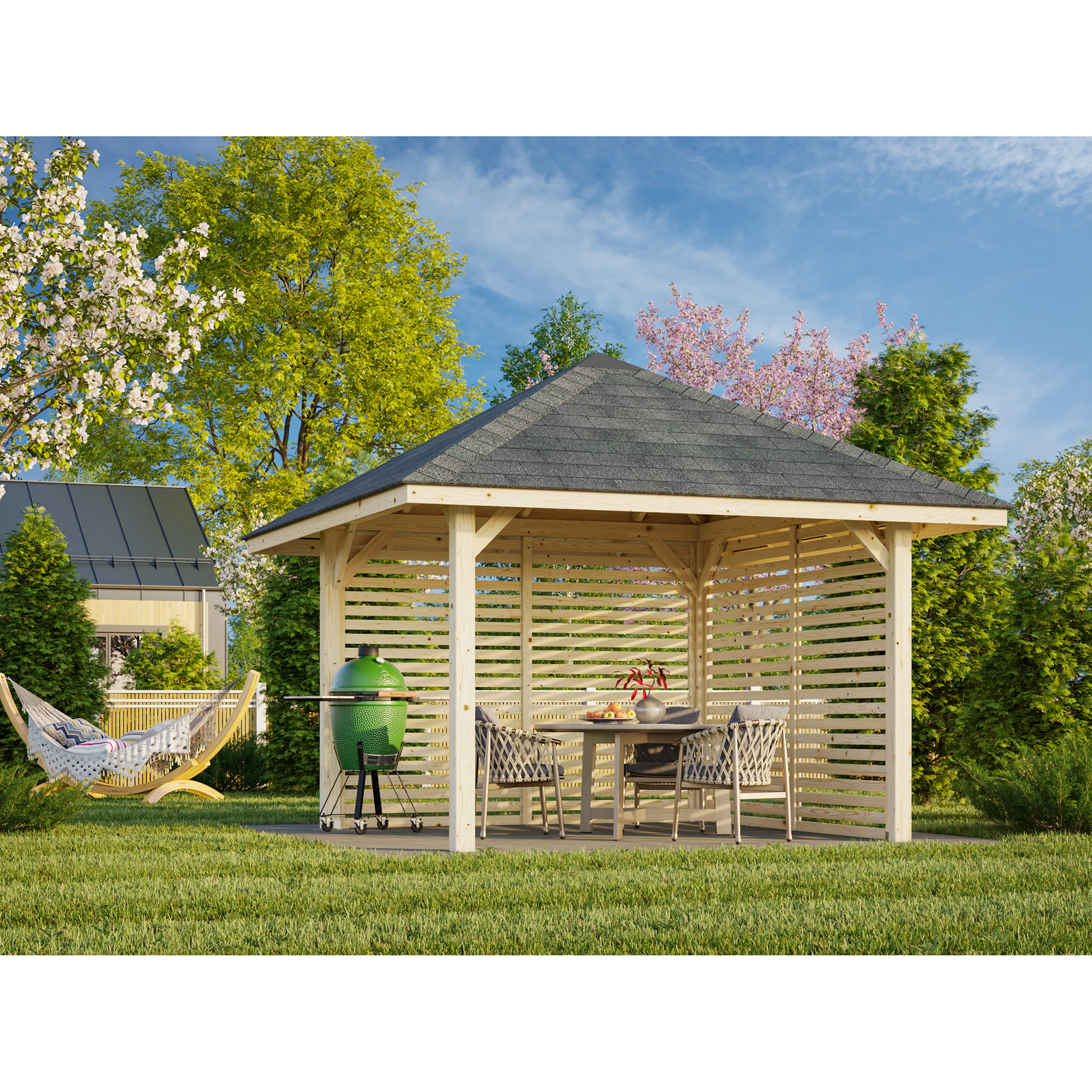 Paviljong Palmako Bianca 8,3 m2 Set 102
