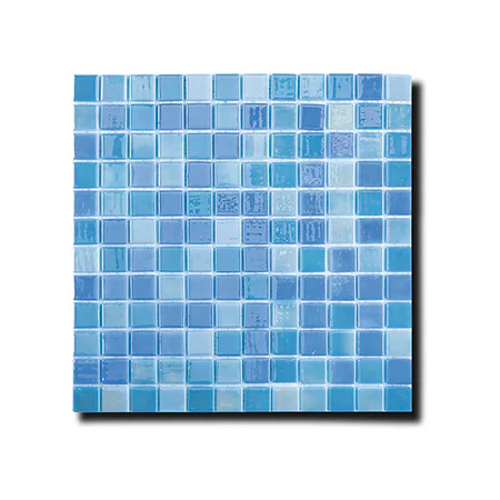Mosaik Lhådös Glasmosaik Mix Blå 2,5x2,5 cm