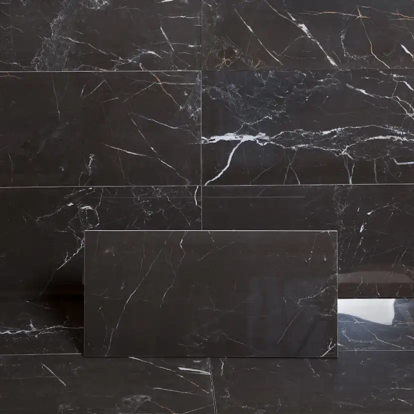 Klinker Ceramiche Keope Elements Lux Port Laurent Svart 30x60 cm
