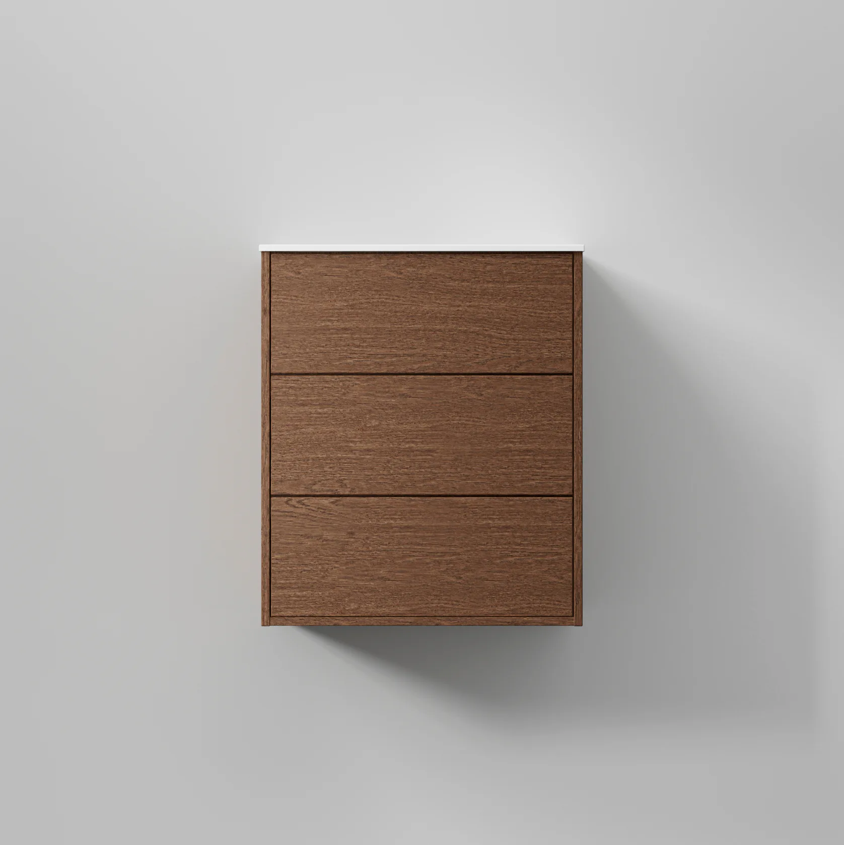 Kommod Terra Solid 60, Dark Oak, 3 Lådor Färg: Dark Oak, Bredd: 600 mm