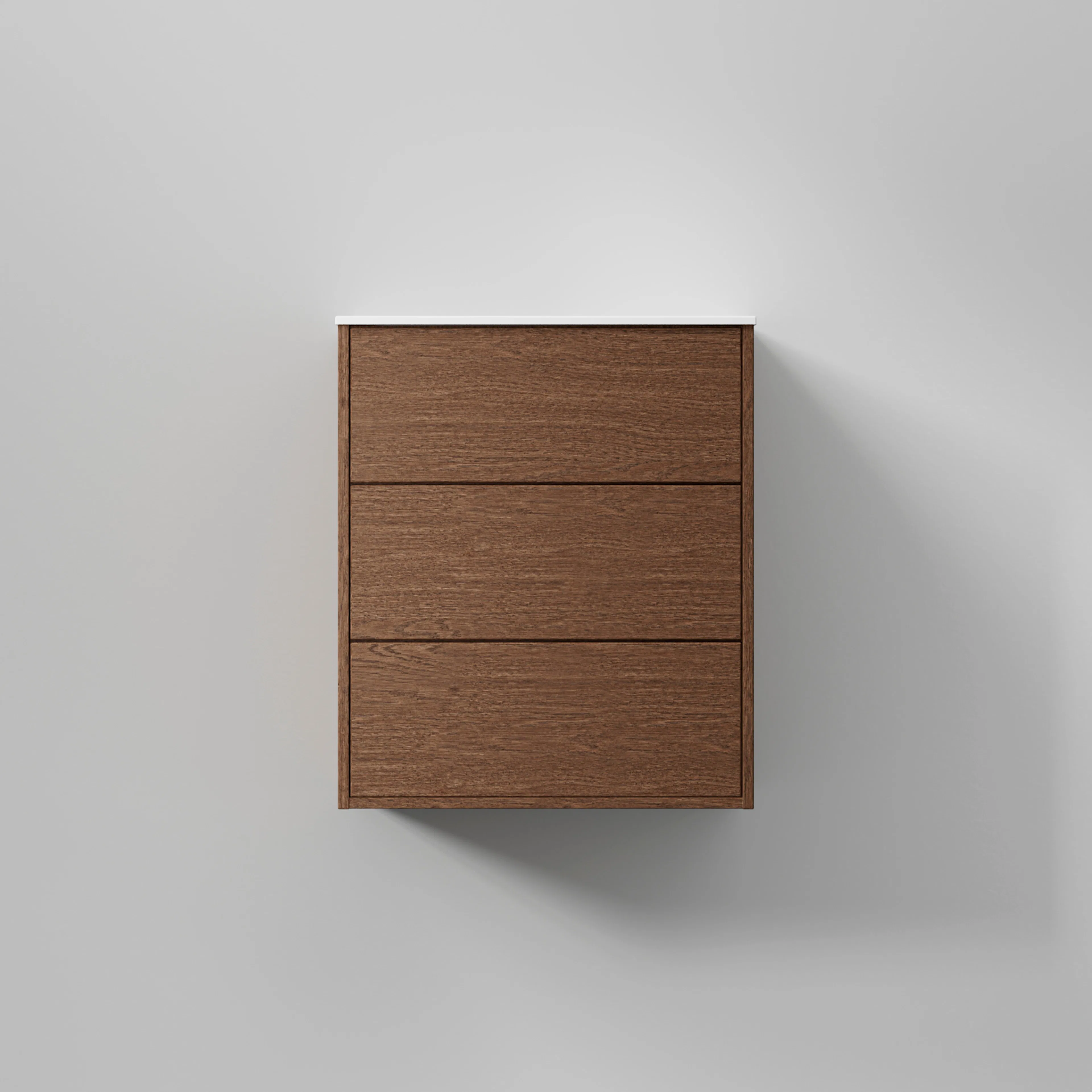 Kommod Terra Solid 60, Dark Oak, 3 Lådor Färg: Dark Oak, Bredd: 600 mm