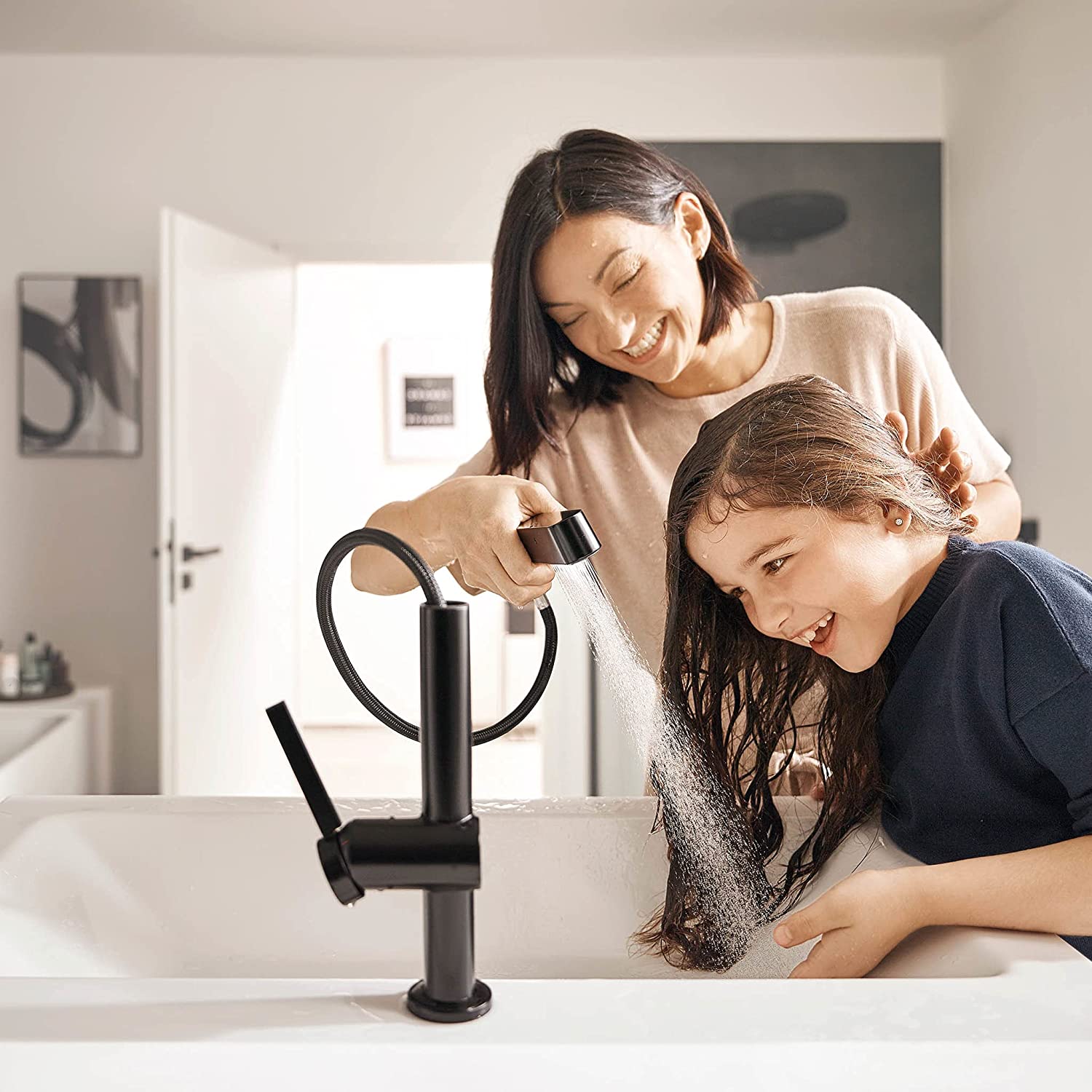 Tvättställsblandare Hansgrohe Finoris 230 med Utdragbar Handdusch 2jet