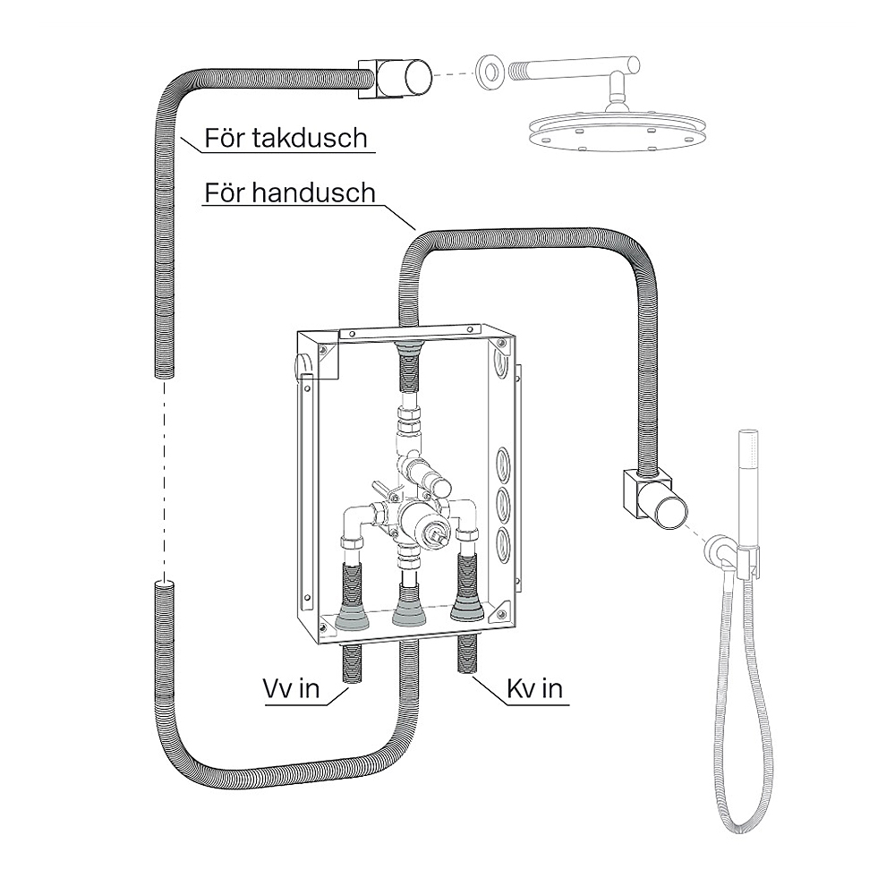 Anslutningsrör Tapwell Box