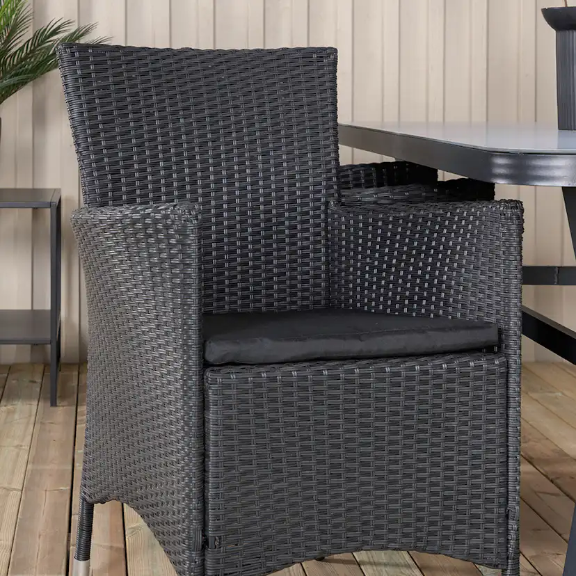 Matgrupp Utomhus Venture Home Vyn med 4 Knac Trädgårdsstolar