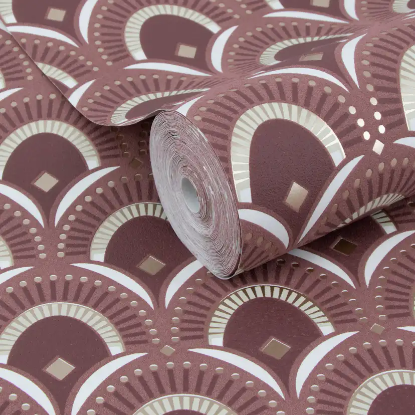 Tapet Superfresco Easy Peacock Bordeaux