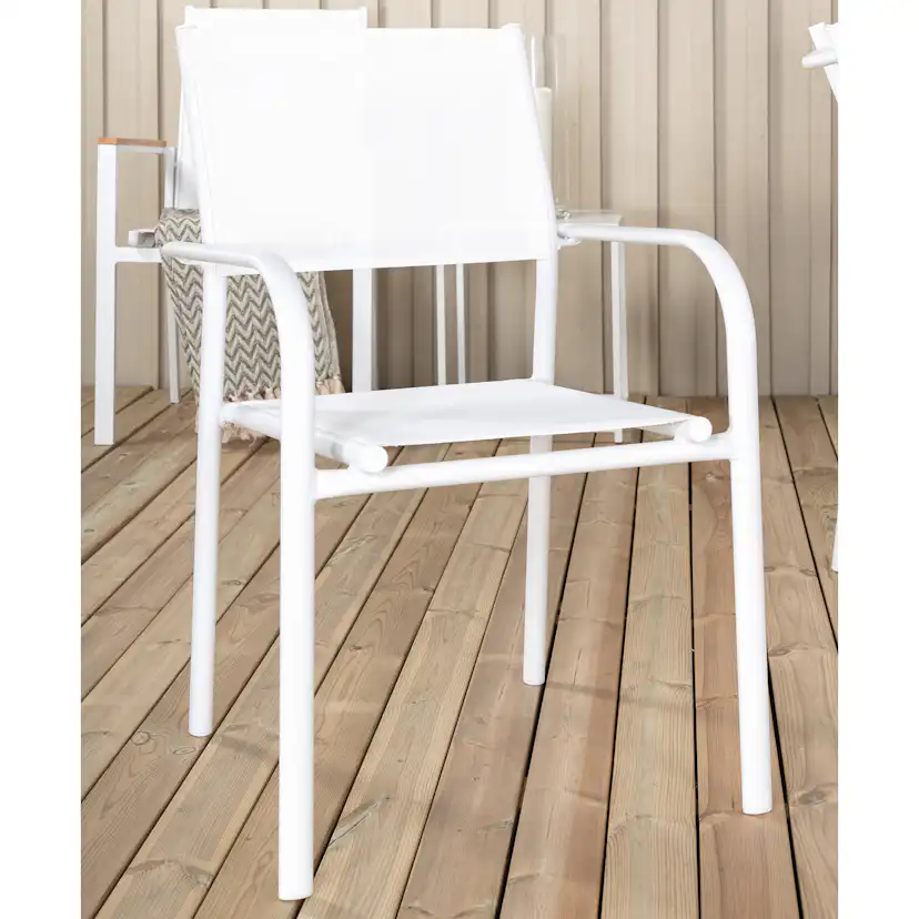 Matgrupp Venture Home Perla 152/210 med 4 Siri Karmstolar