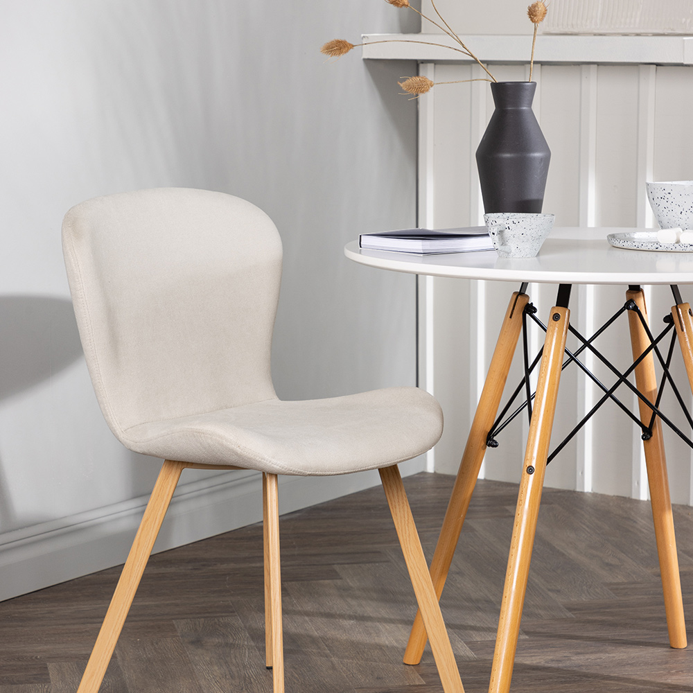 Matgrupp Venture Home Danburi Ø60 cm med 2 st Lilja stolar