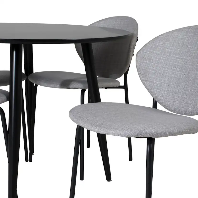 Matgrupp Venture Home Plaza med 4st Vault Stolar