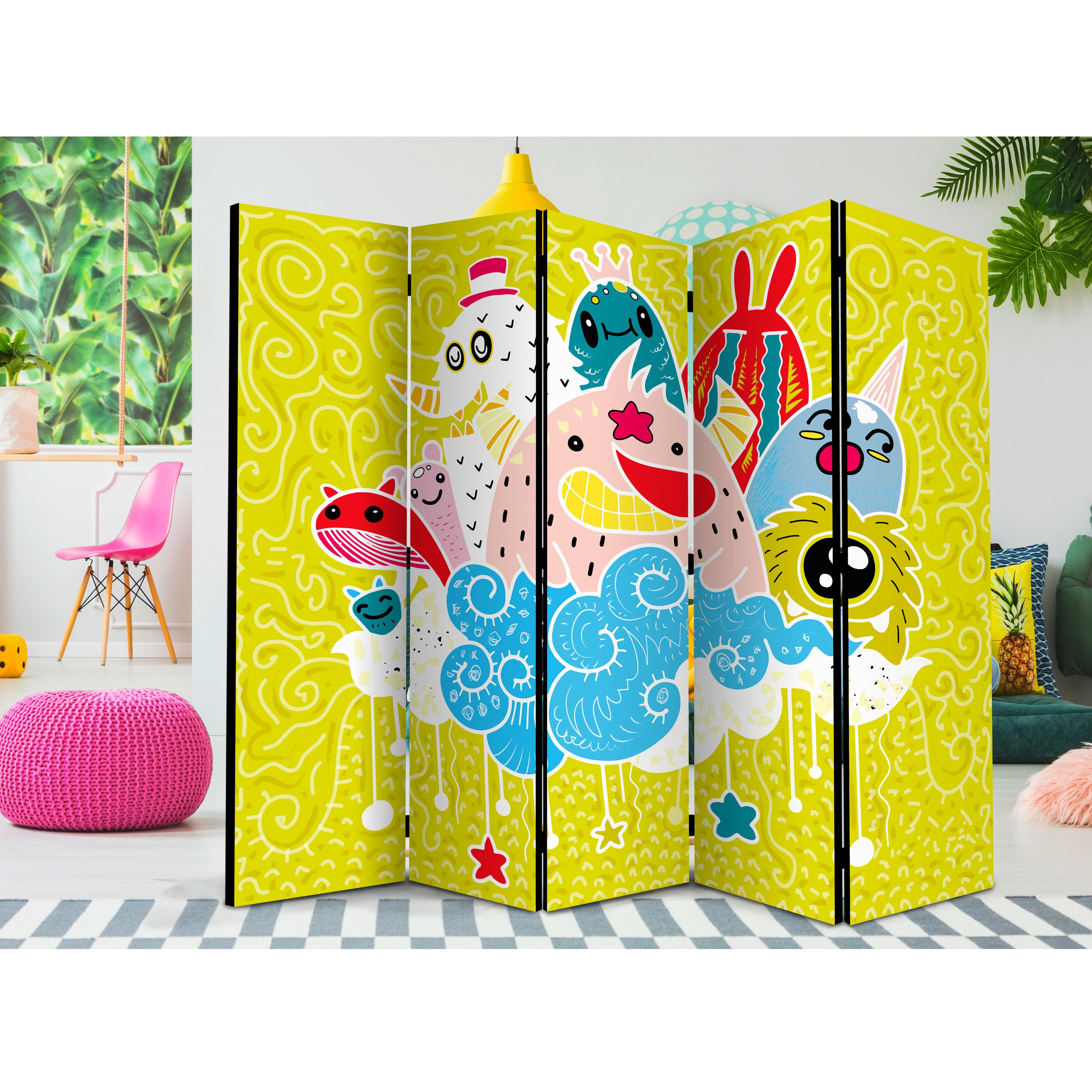 Rumsavdelare Arkiio Happy Creatures II 225x172 cm
