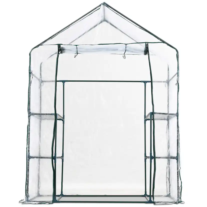 Växthus Metalcraft 1,04 kvm Transparent Rektangulärt