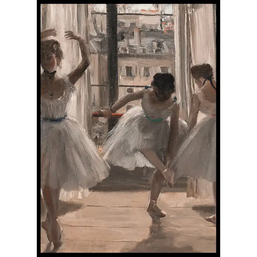 Poster Gallerix Danseuses Dans Une Salle D'exercice By Edgar Degas