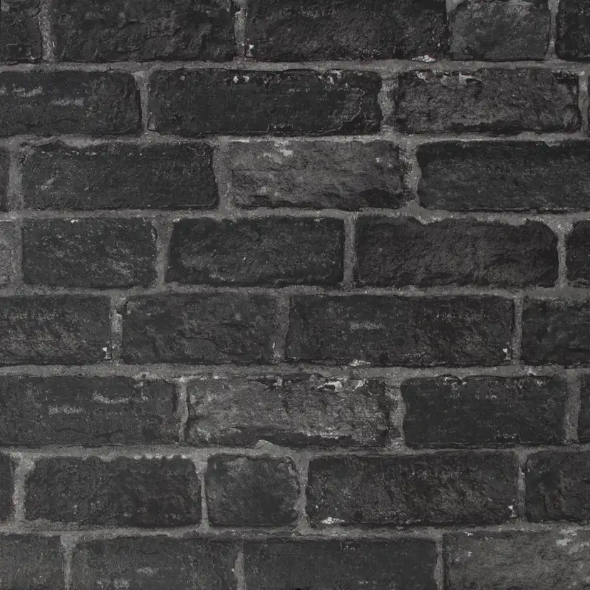 Tapet Fresco House Sten Charcoal