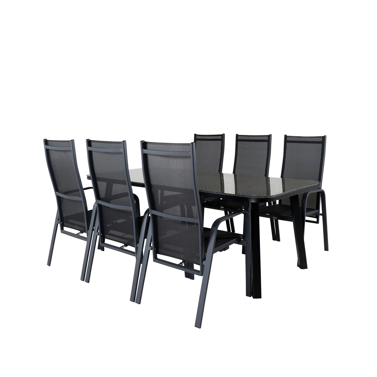 Matgrupp Venture Home Olle med 6 Curz Matstolar