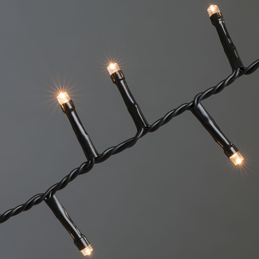 Ljusslinga Gnosjö Konstsmide Cluster 1000 Gnist amber Frost Topp