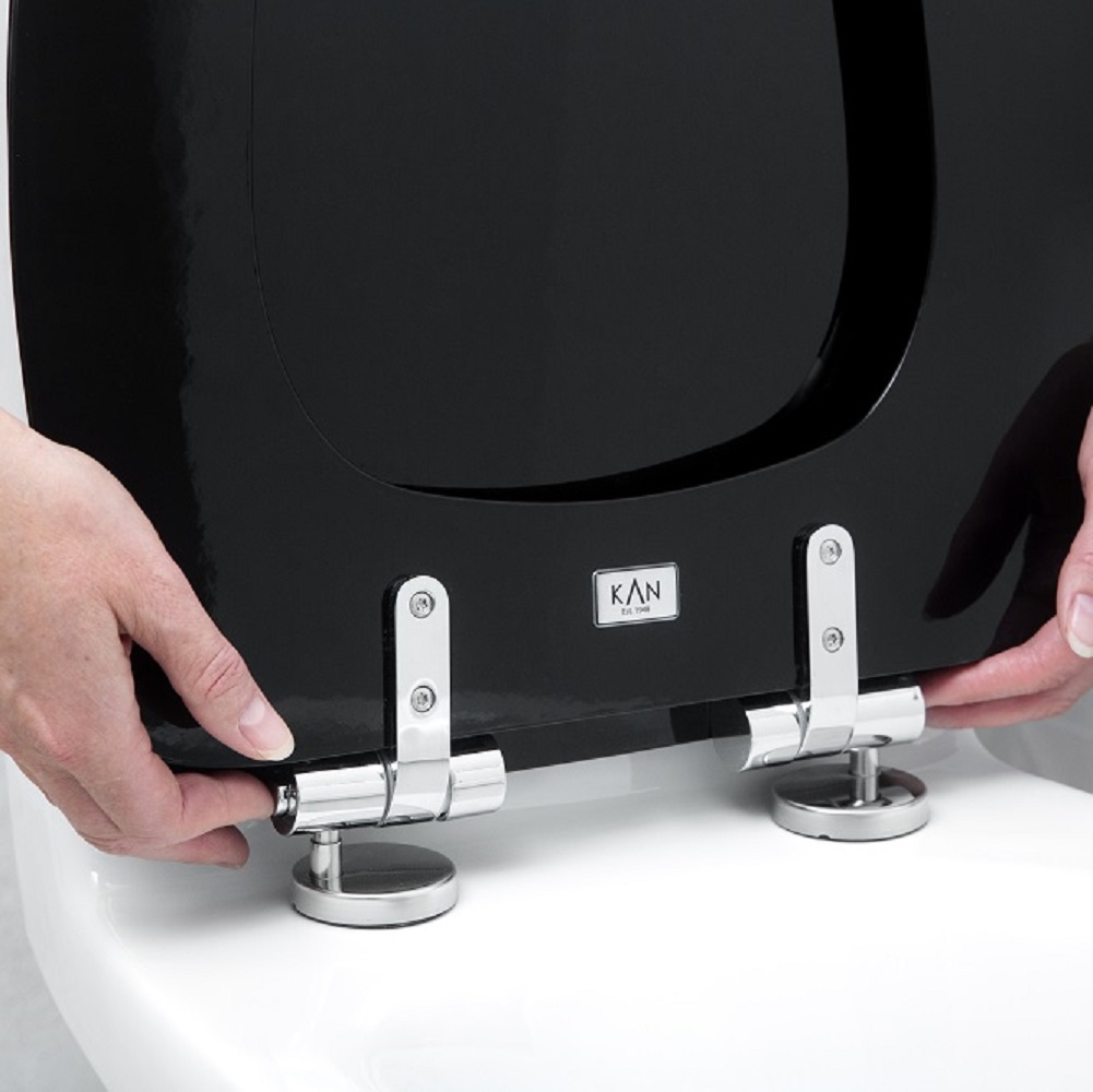 Toalettlock Kan 3001 Exclusive  Svart Svart