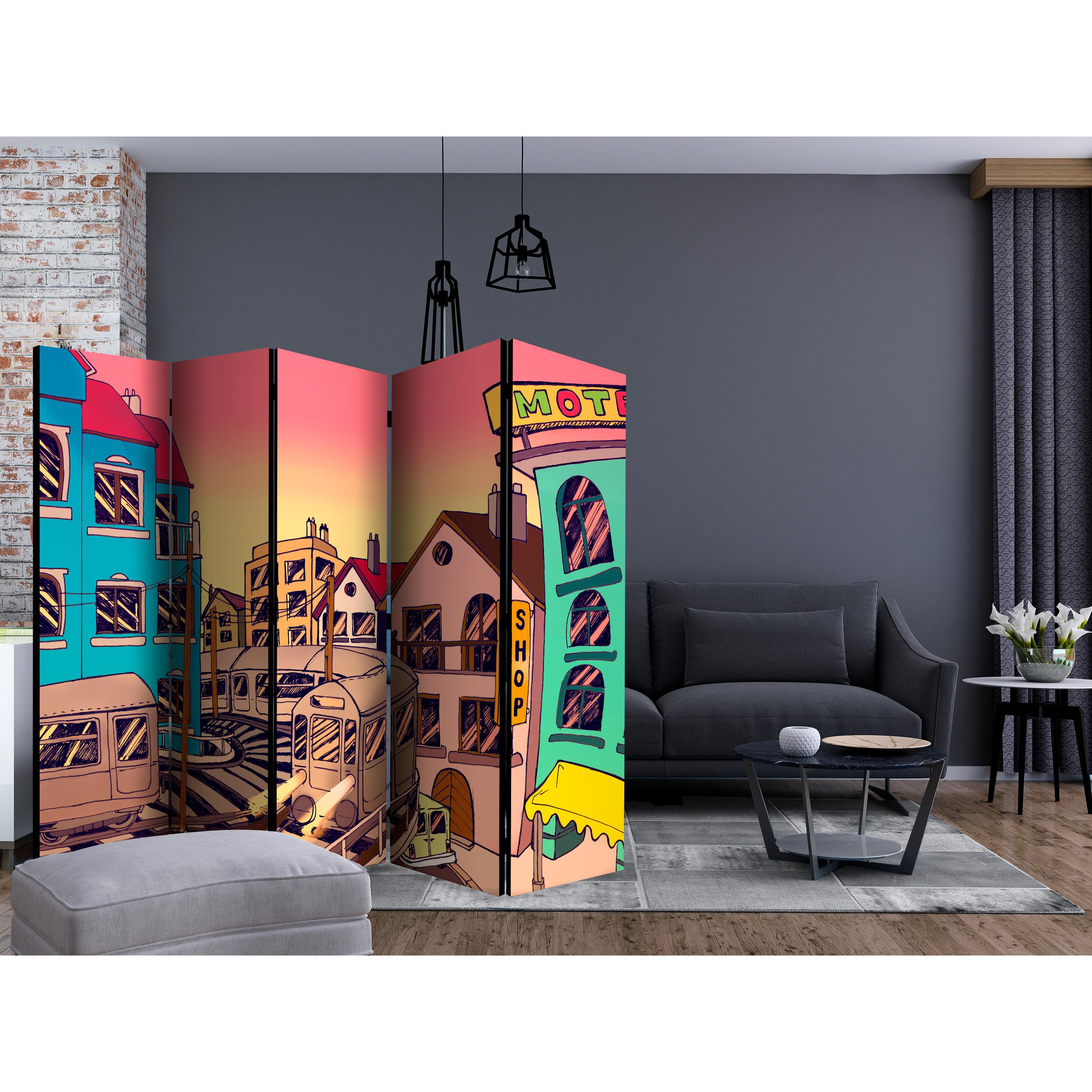 Rumsavdelare Arkiio Morning in a City II 225x172 cm