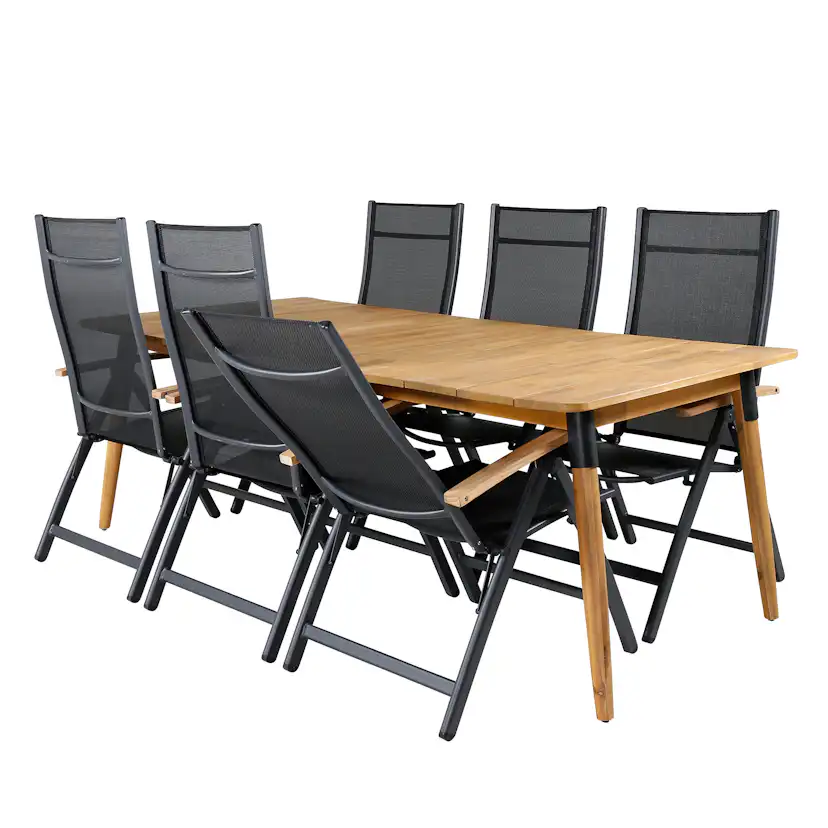 Matgrupp Venture Home Julle med 6 Poda Matstolar