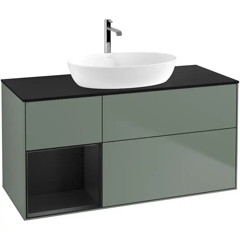 Tvättställsskåp Villeroy & Boch Finion med 3 Lådor Hylla och Bänkskiva för Fristående Tvättställ från Artis & Collaro