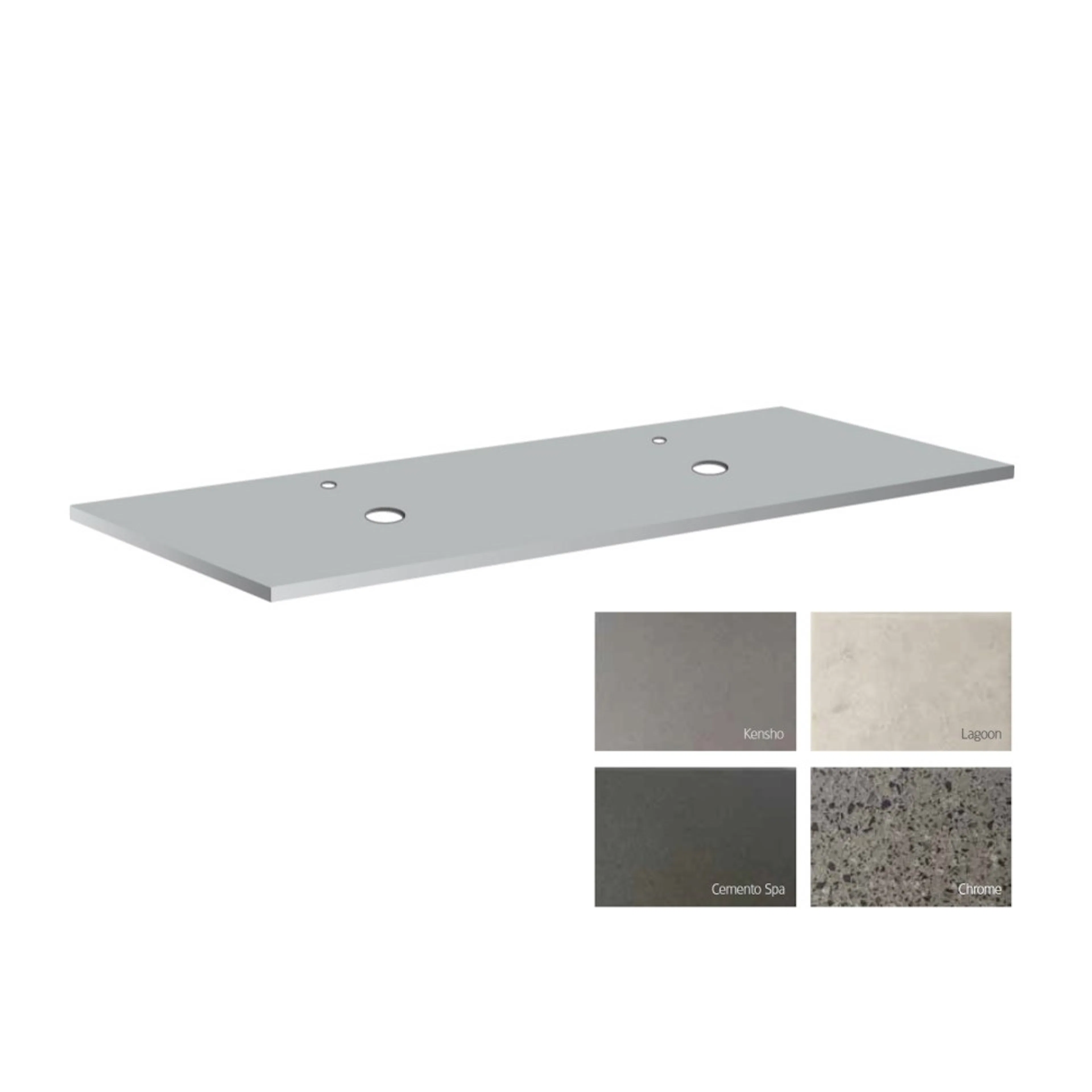 Bänkskiva Hafa Edge Suede 2 Hål