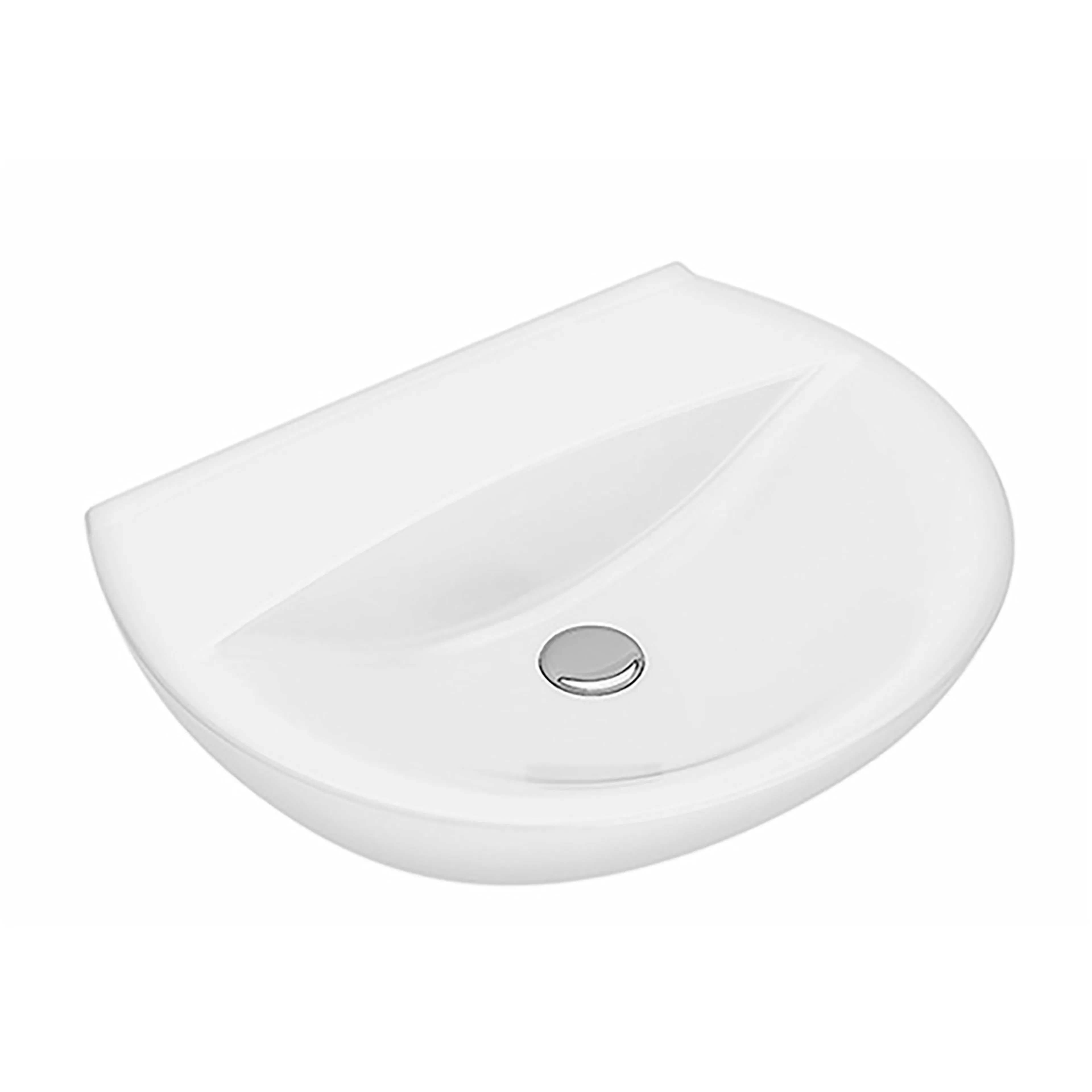 Ifö Spira sjukhustvättställ 60 cm utan kranhål Utan Kranhål/Bräddavlopp
