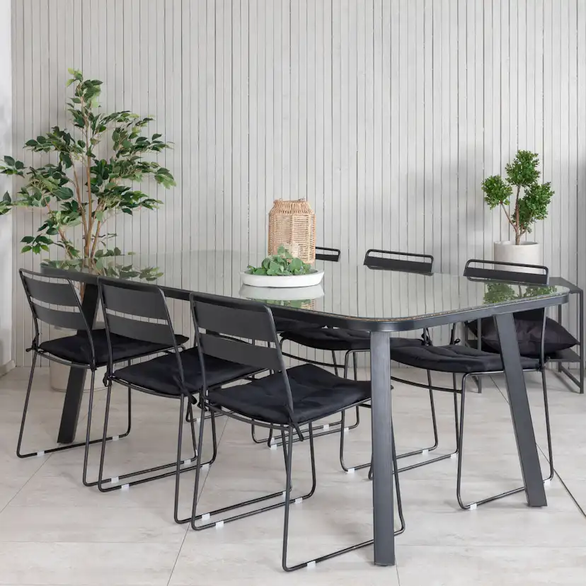 Matgrupp Venture Home Olle med 6 Legi Matstolar