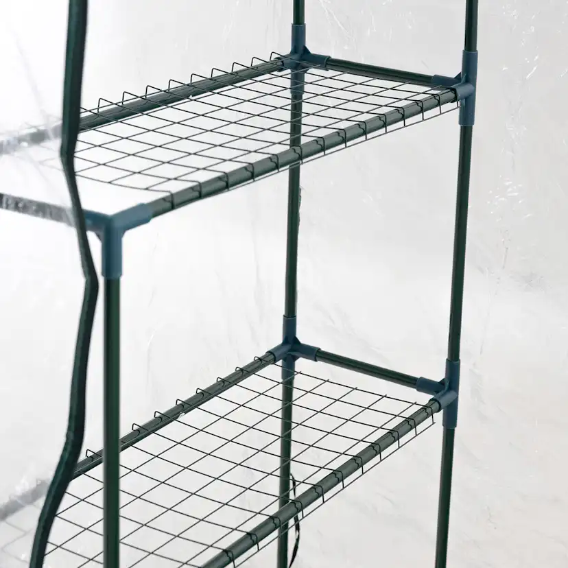 Växthus Metalcraft 1,04 kvm Transparent Rektangulärt