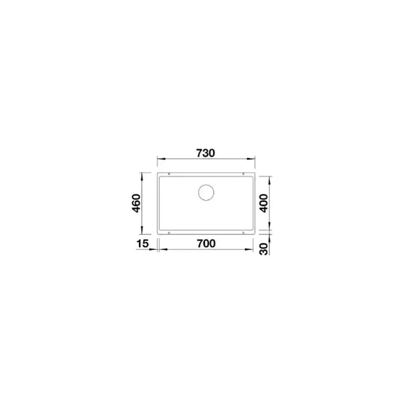 Diskho Blanco Subline 700 Silgranit Infino