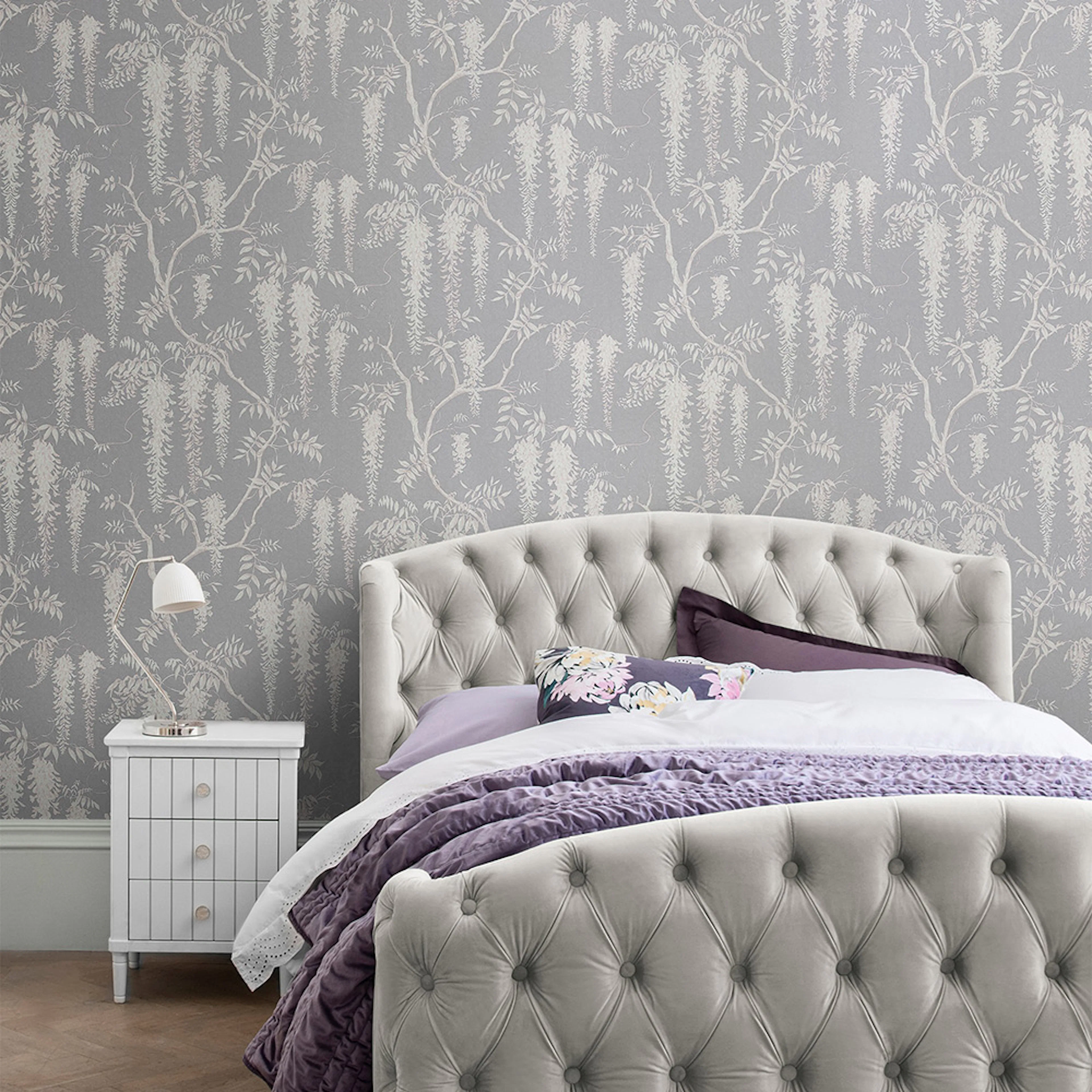 Tapet NEXT Wisteria Trails Grey