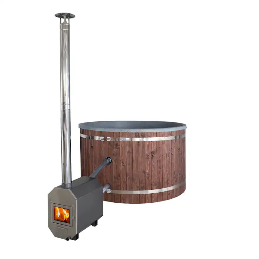 BADTUNNA PW-SPA CLASSIC, NÖTBRUN/GRANIT 30KW Nötbrun, Granit