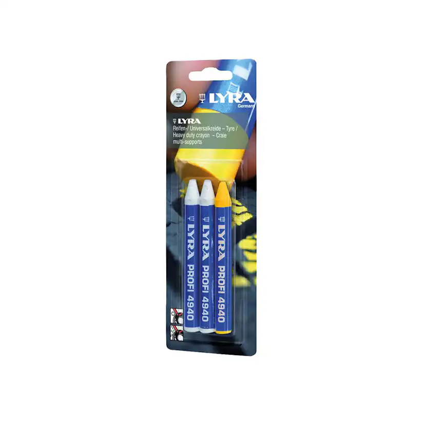 Universal/Däckkrita Lyra 4940 V/G 3-Pack