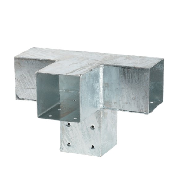 Cubic Förlängingsbeslag dubblet - till 9×9 cm stolper